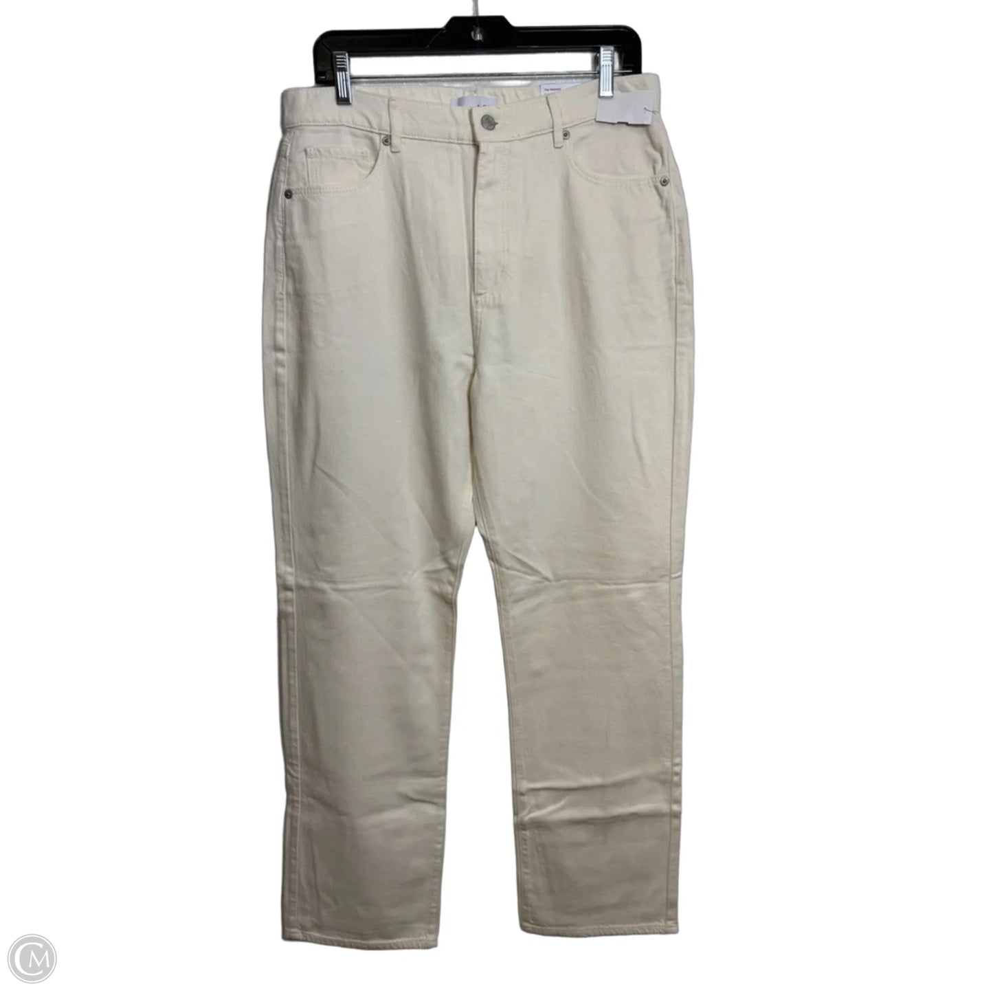 Jeans Wide Leg By Loft In Cream, Size: 8