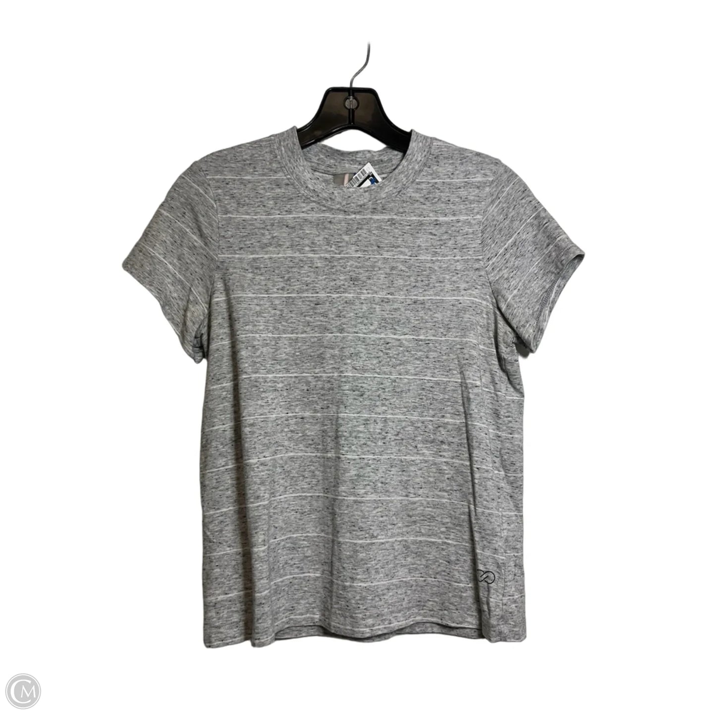 Athletic Top Short Sleeve By Calia In Striped Pattern, Size: S