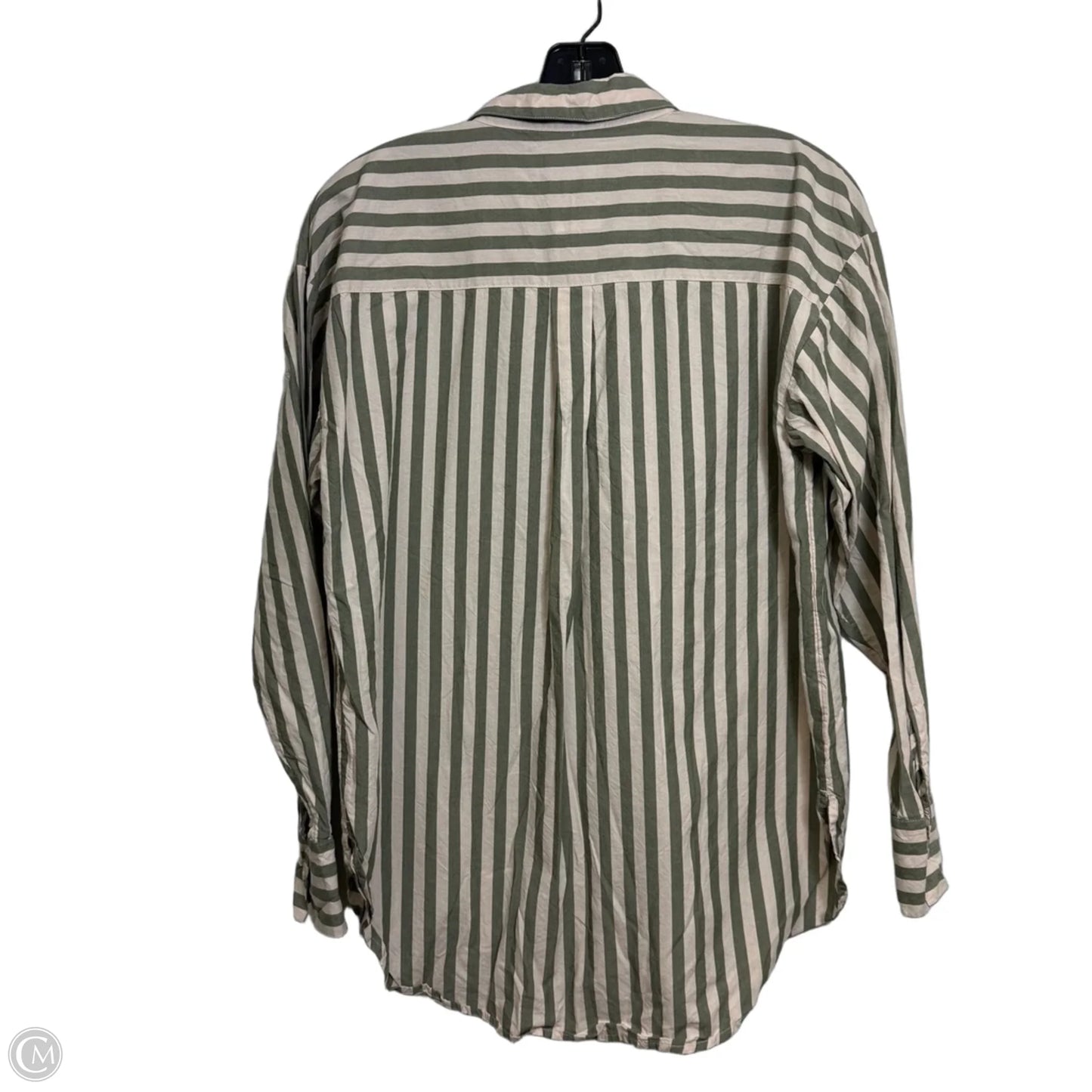 Top Long Sleeve By Loft In Striped Pattern, Size: Xs