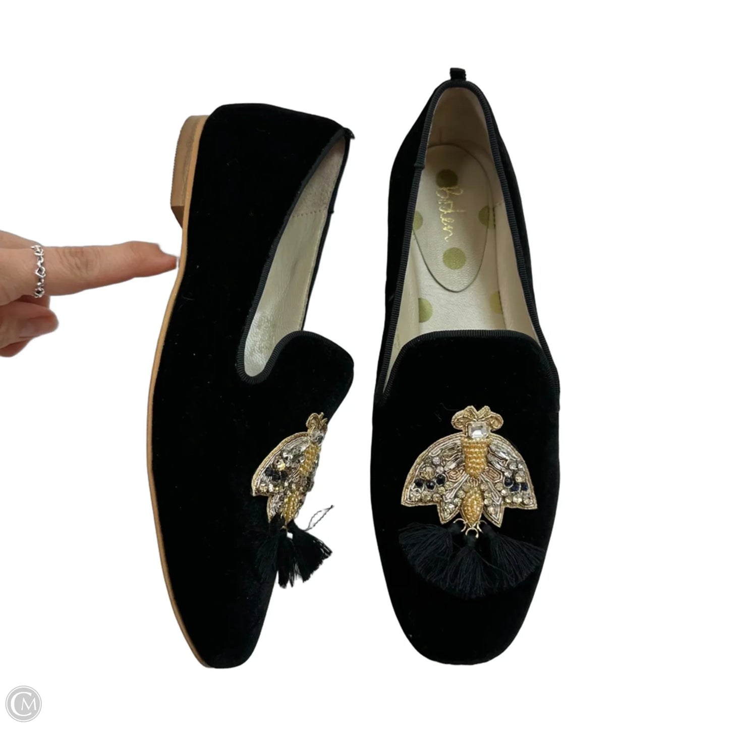 Shoes Flats By Boden In Black, Size: 7.5