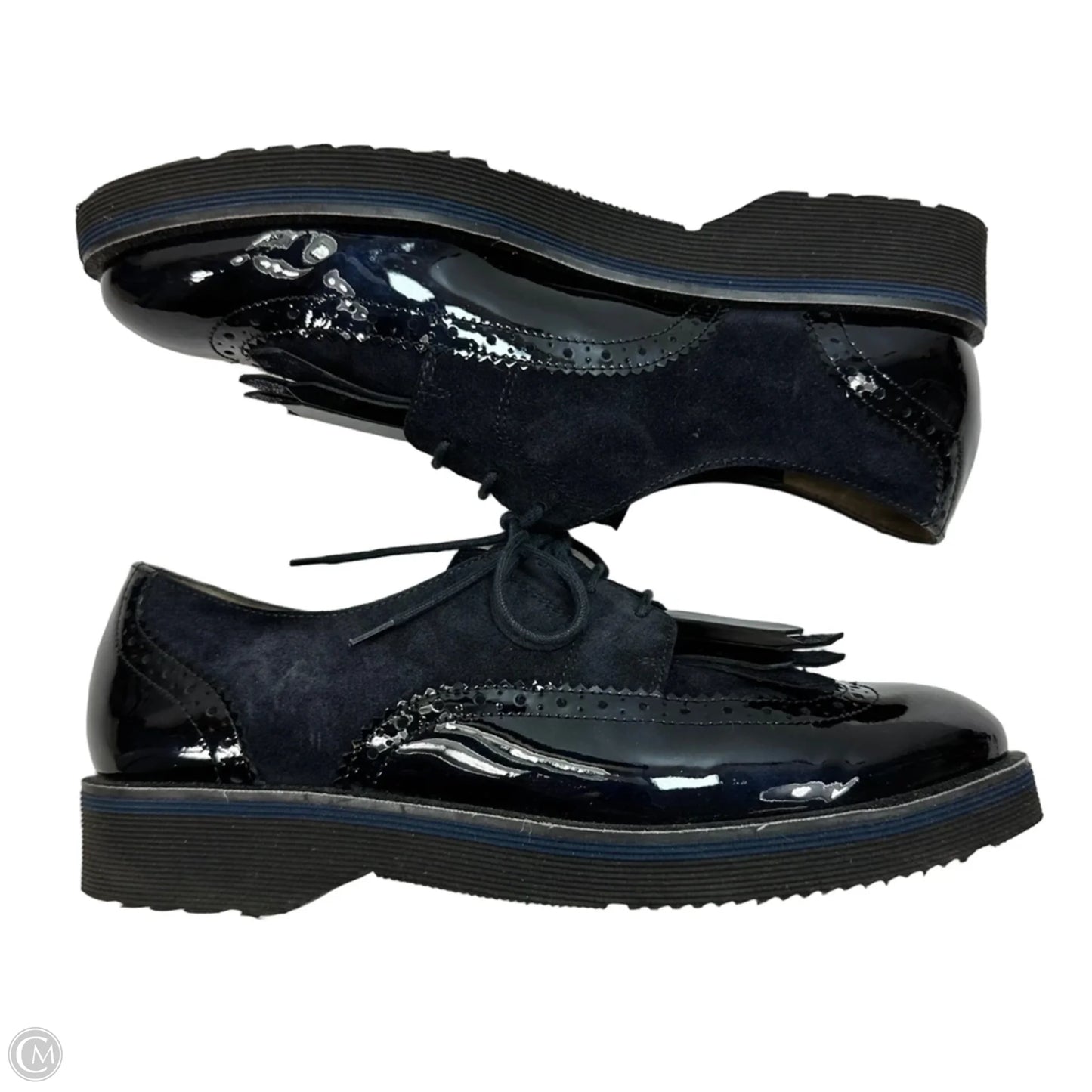 Shoes Flats By Paul Green In Navy, Size: 7.5