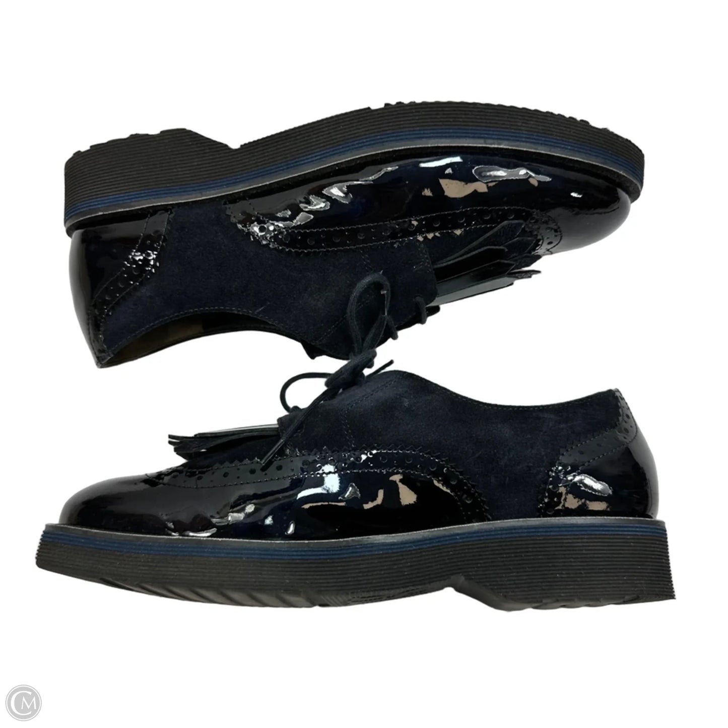 Shoes Flats By Paul Green In Navy, Size: 7.5