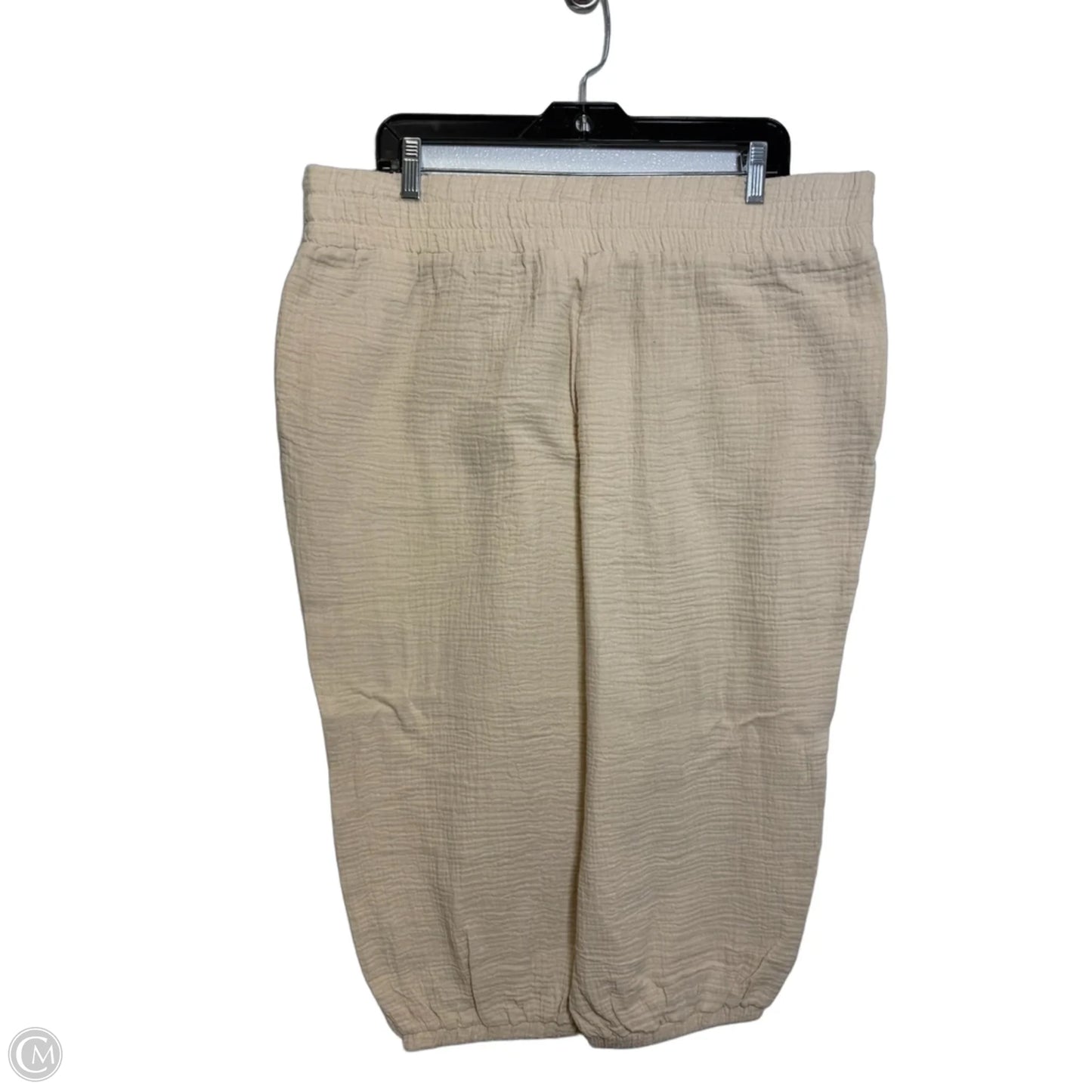 Pants Lounge By Belle By Kim Gravel In Cream, Size: Lp
