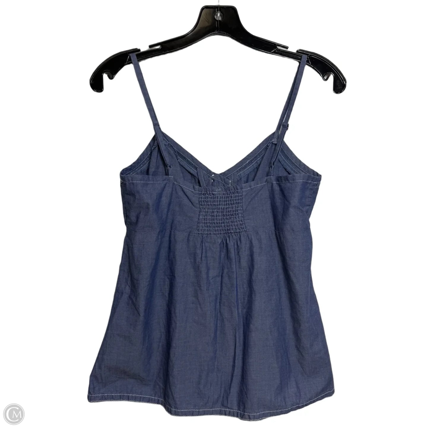 Top Sleeveless By Madewell In Blue Denim, Size: 4