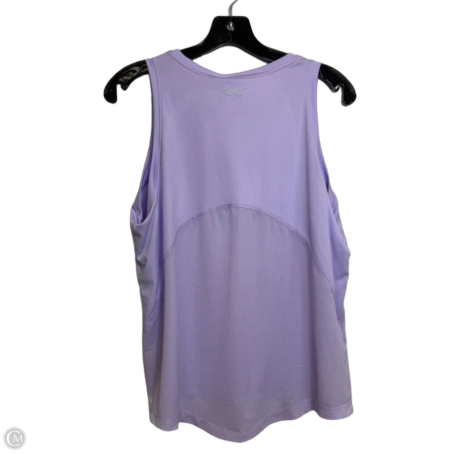 Athletic Tank Top By Nike Apparel In Purple, Size: L