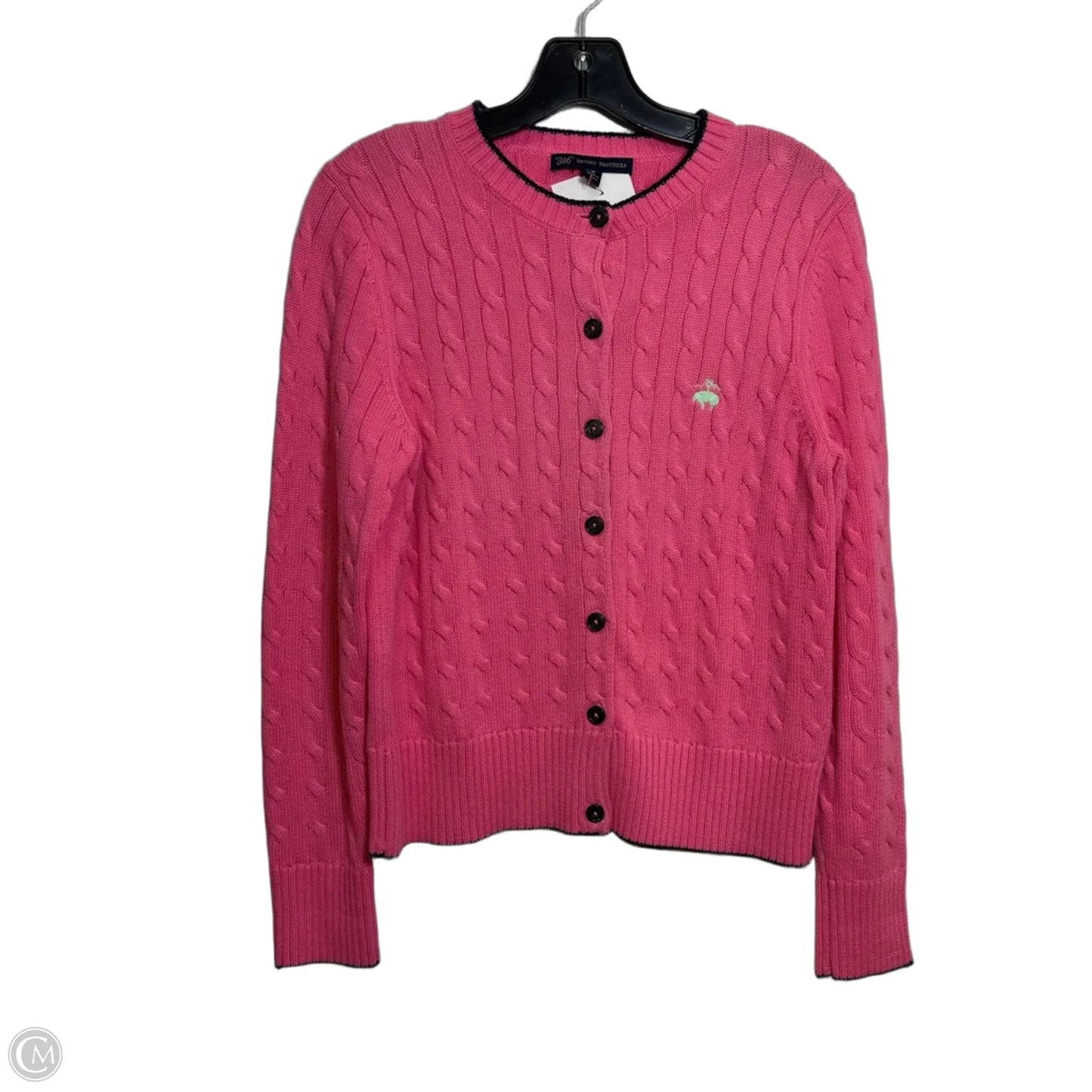 Cardigan By Brooks Brothers In Pink, Size: M