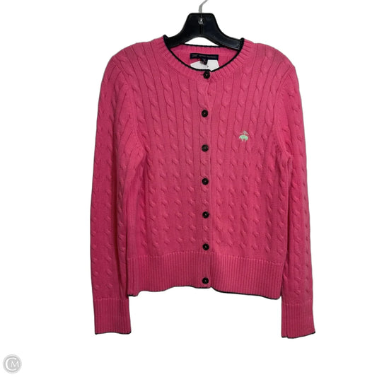 Cardigan By Brooks Brothers In Pink, Size: M