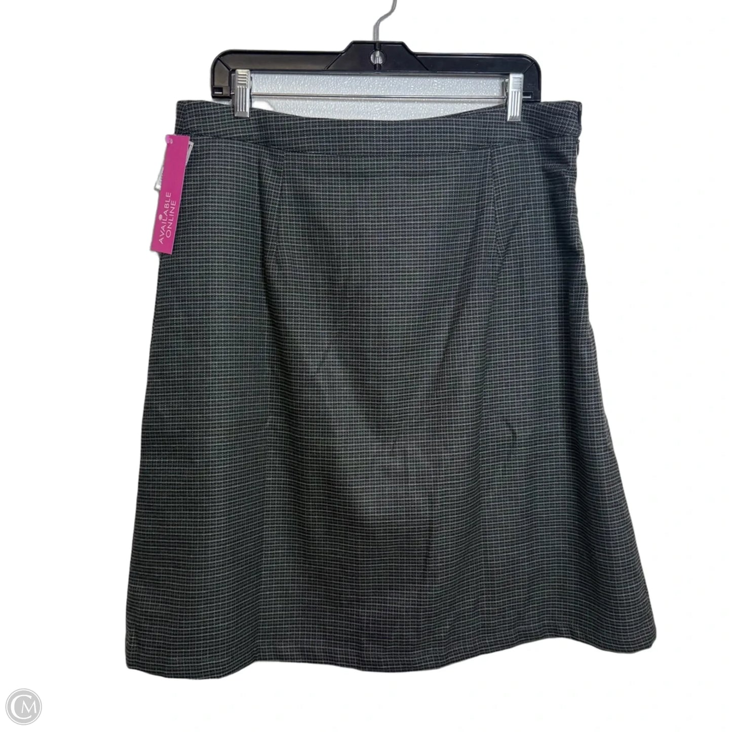 Skirt Midi By Cmf In Plaid Pattern, Size: Xl
