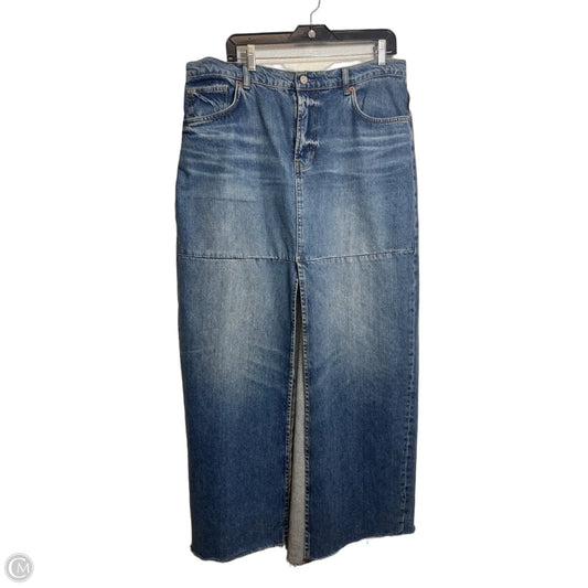 Skirt Midi By Reformation In Blue, Size: 8