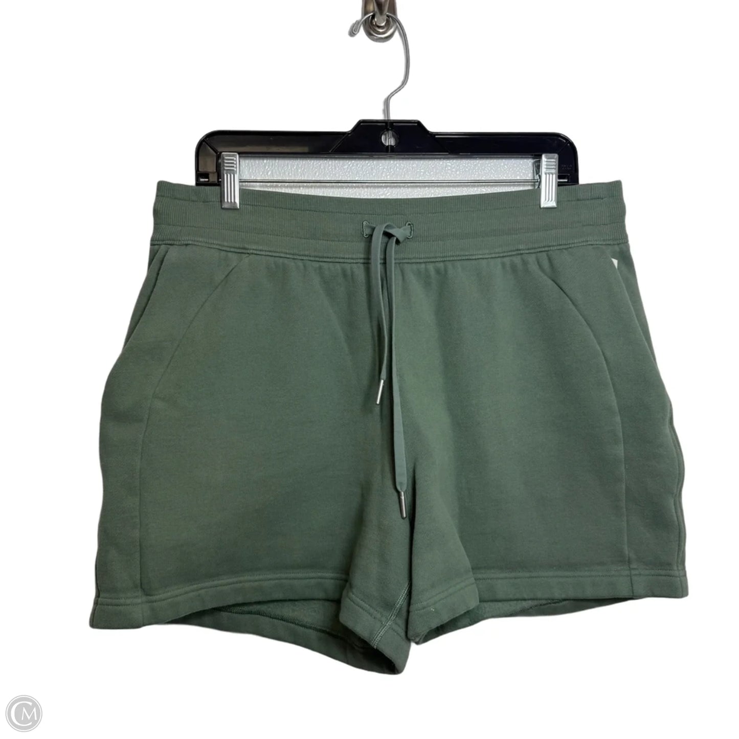 Athletic Shorts By Lululemon In Green, Size: 12