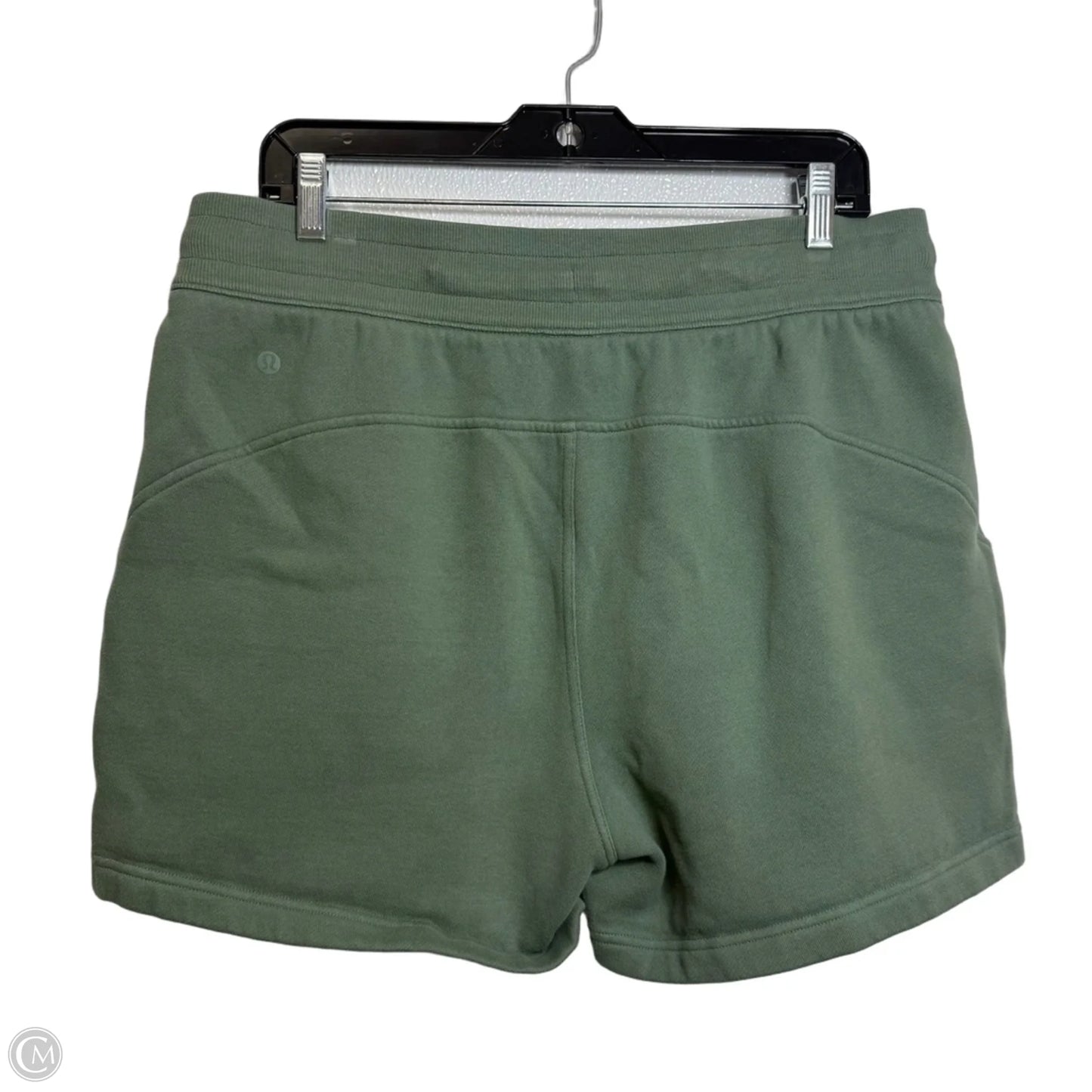 Athletic Shorts By Lululemon In Green, Size: 12