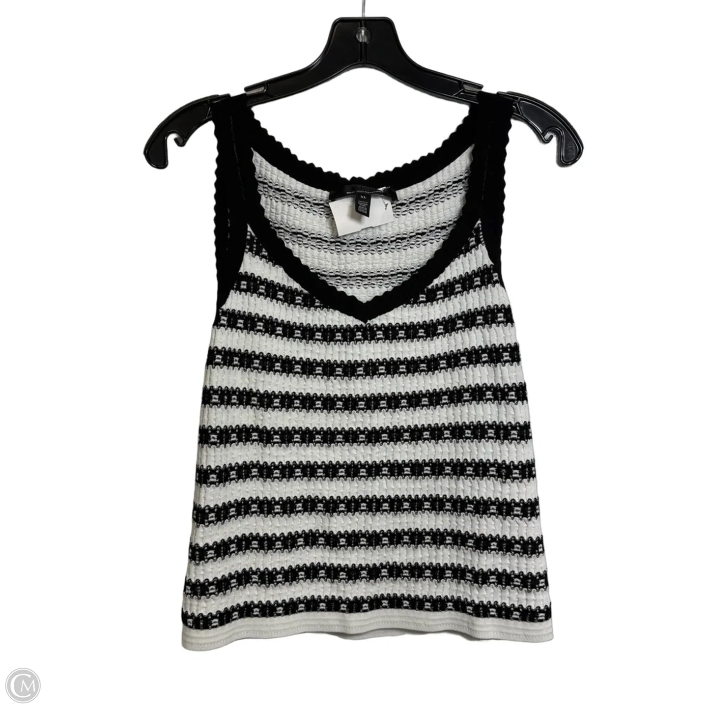 Top Sleeveless By White House Black Market In Striped Pattern, Size: Xl
