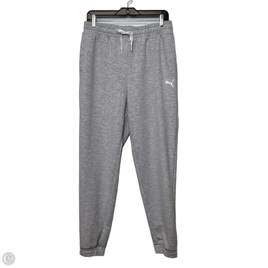 Athletic Pants By Puma In Grey, Size: M