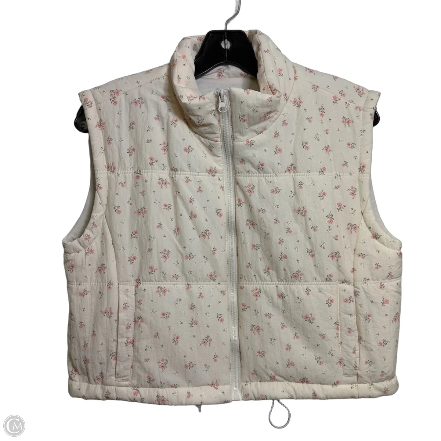 Vest Puffer & Quilted By Thread And Supply In Floral Print, Size: Xs