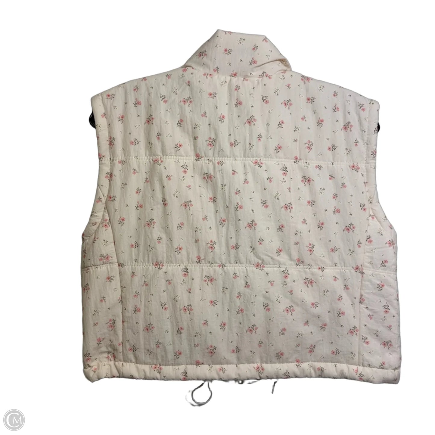 Vest Puffer & Quilted By Thread And Supply In Floral Print, Size: Xs
