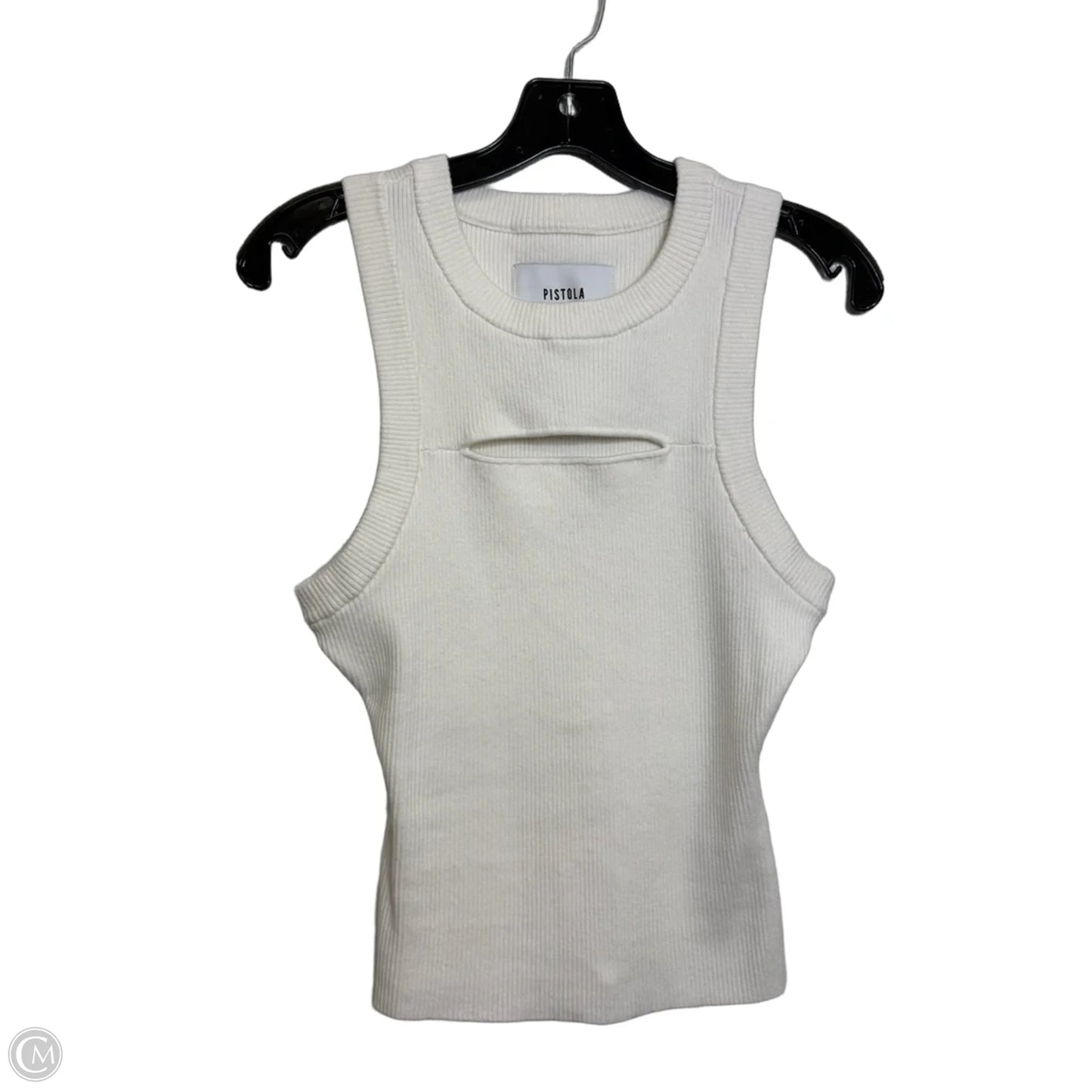 Top Sleeveless By Pistola In White, Size: S