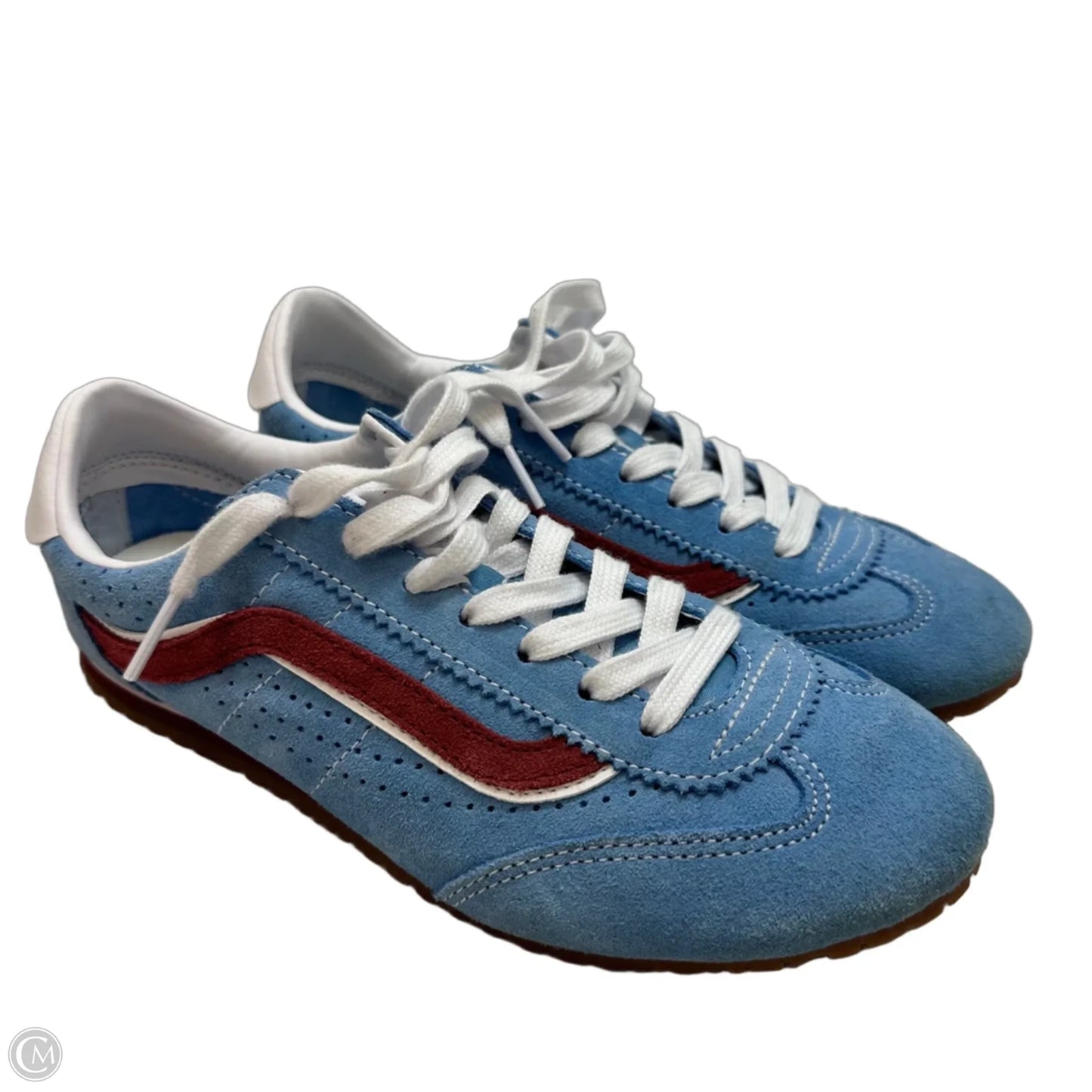 Shoes Sneakers By Vans In Blue, Size: 7.5