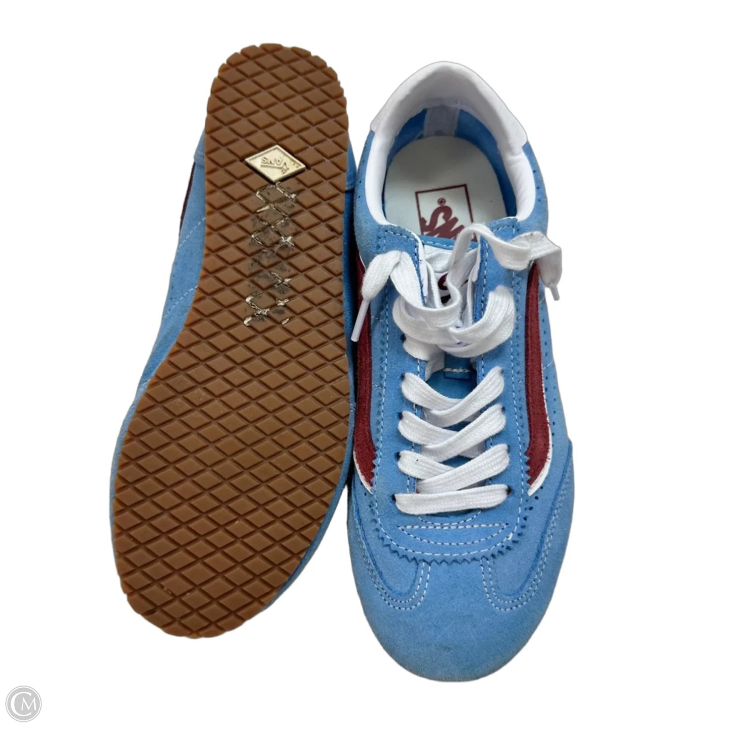 Shoes Sneakers By Vans In Blue, Size: 7.5