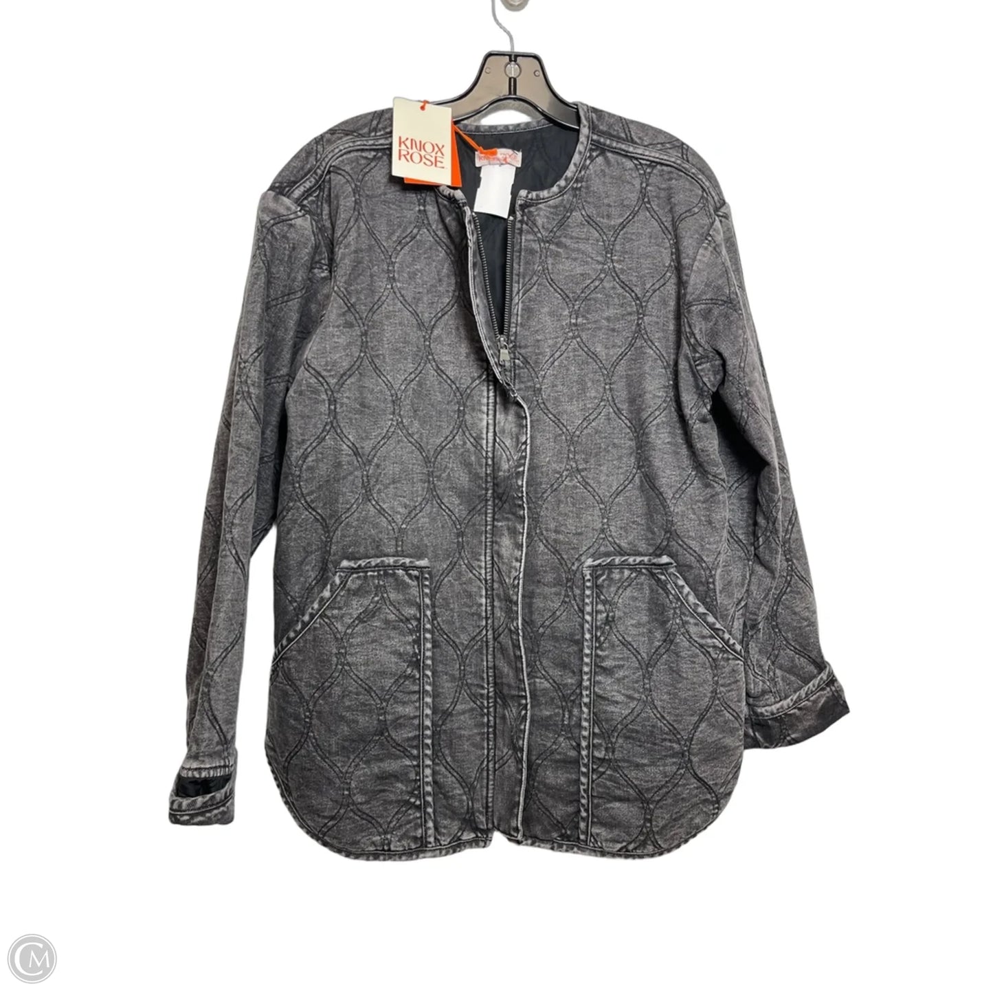 Jacket Denim By Knox Rose In Black, Size: S