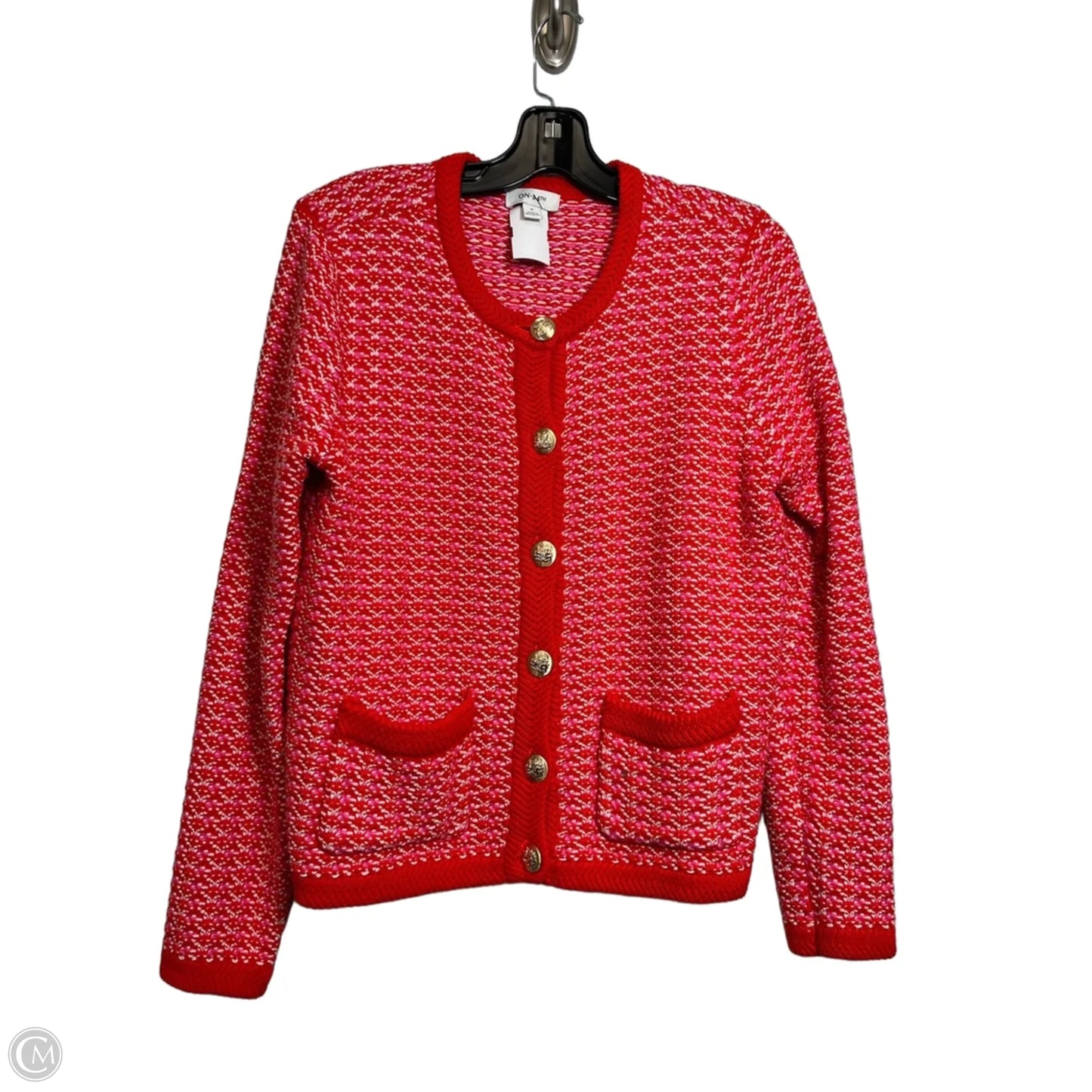 Cardigan By On 34th In Red, Size: M