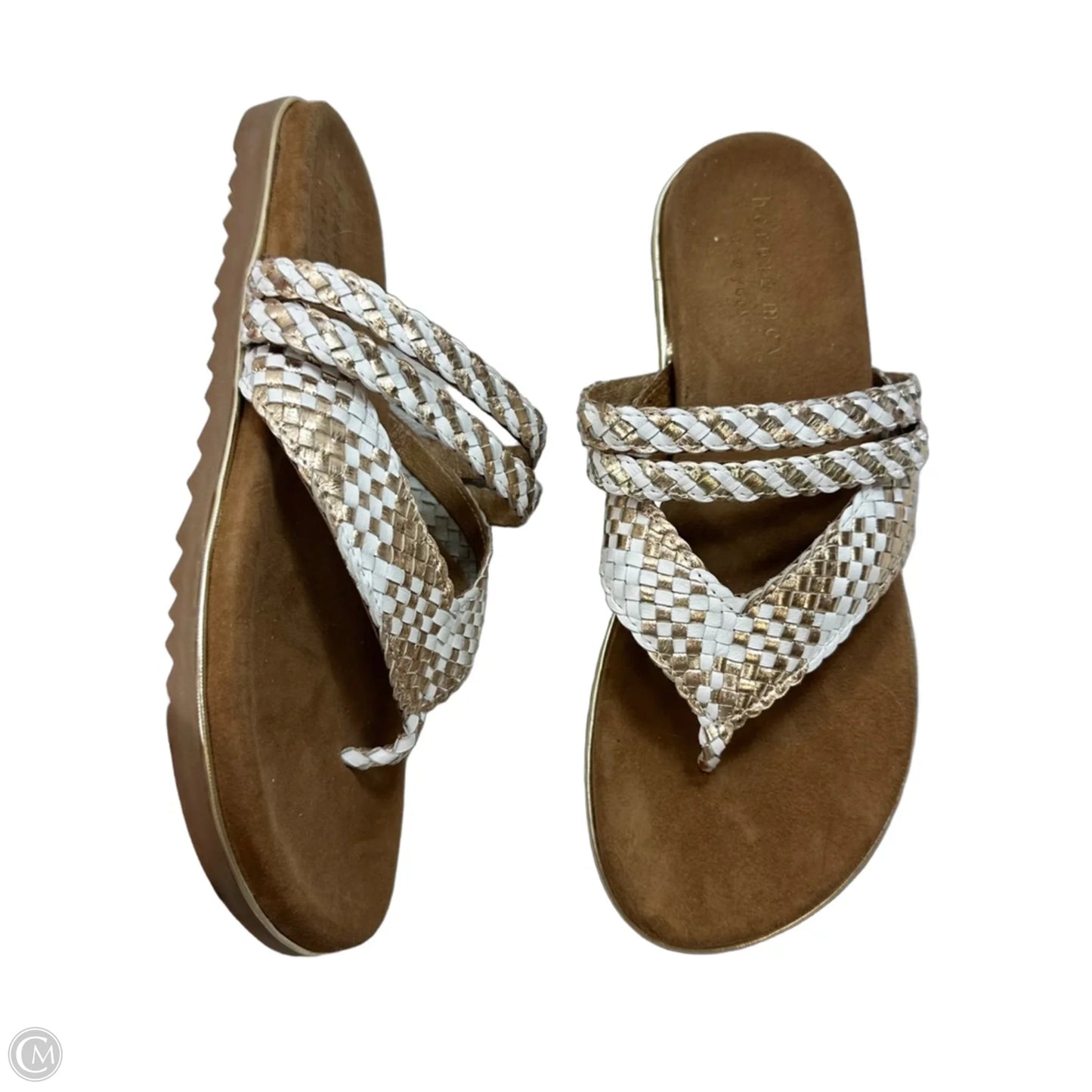 Sandals Flats By Bernie Mev In Gold, Size: 7.5