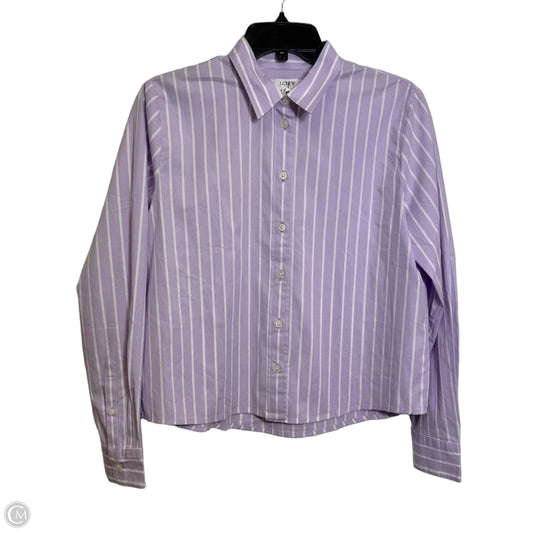 Top Long Sleeve By J. Crew In Purple, Size: S