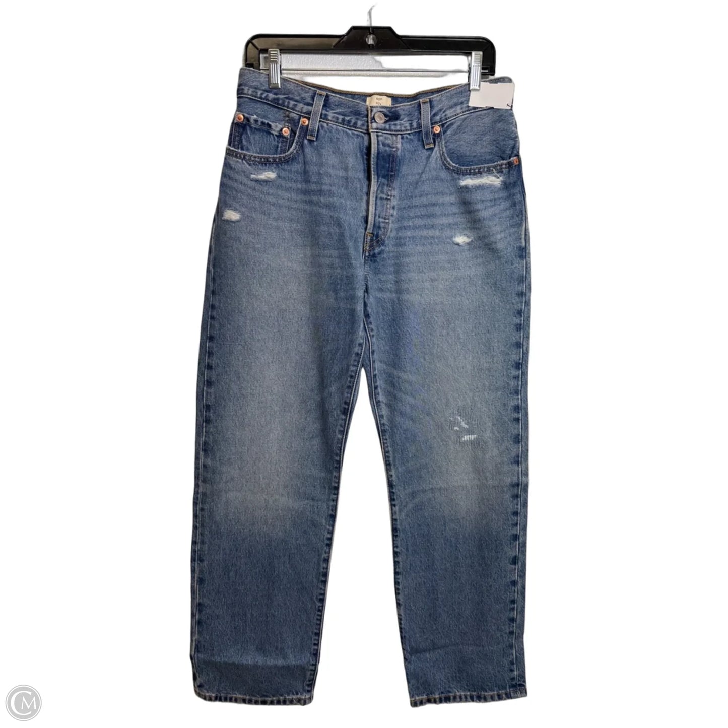 Jeans Boot Cut By Levis In Blue Denim, Size: 4