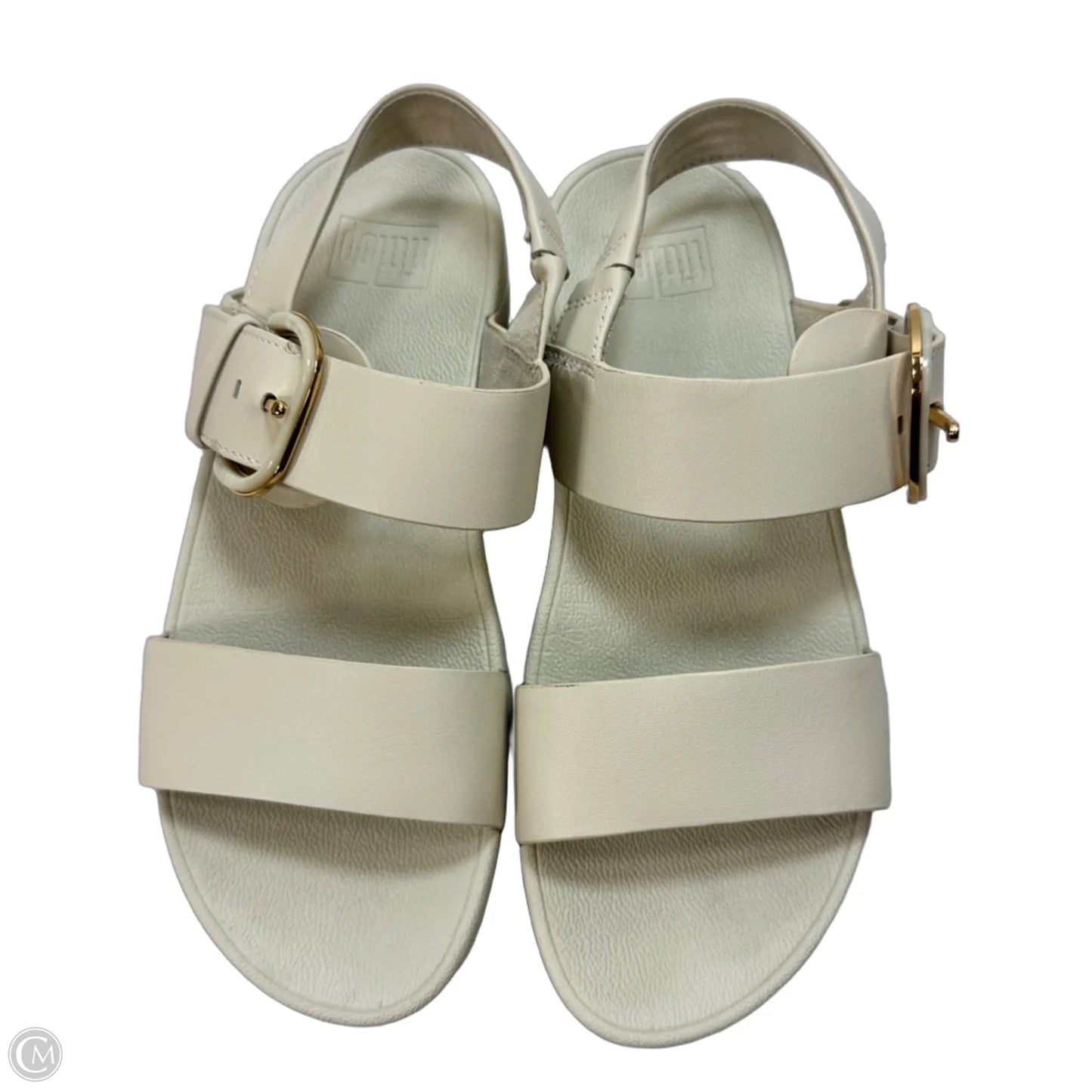 Sandals Flip Flops By Fitflop In Cream, Size: 7.5