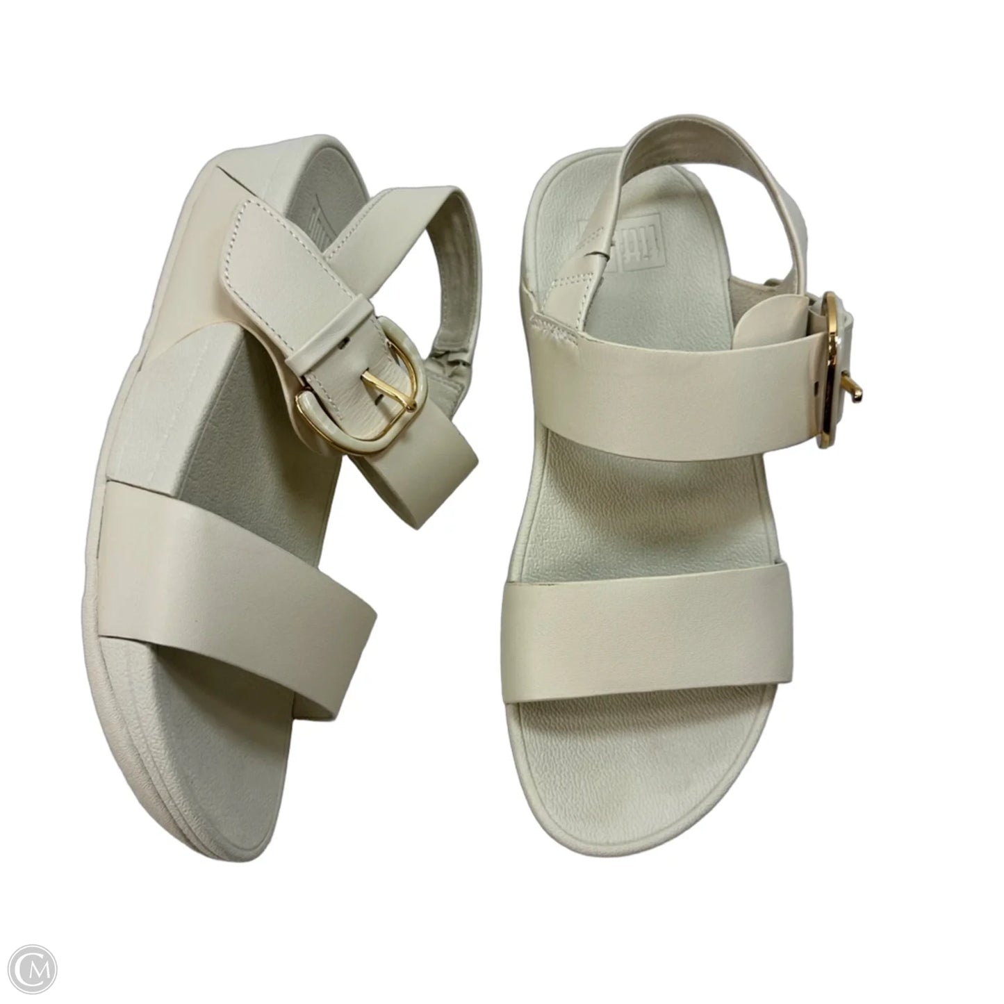 Sandals Flip Flops By Fitflop In Cream, Size: 7.5
