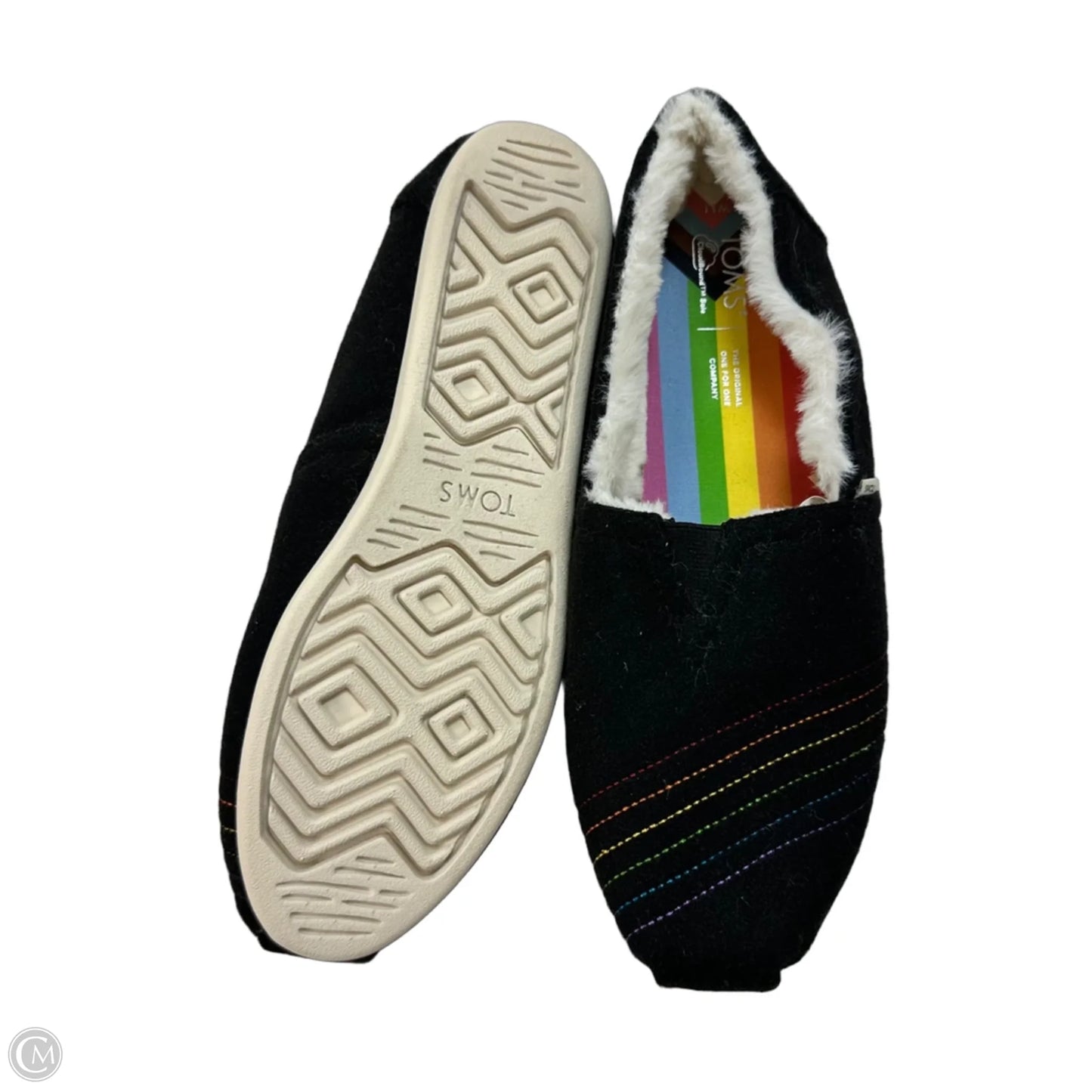 Shoes Flats By Toms In Rainbow Print, Size: 11
