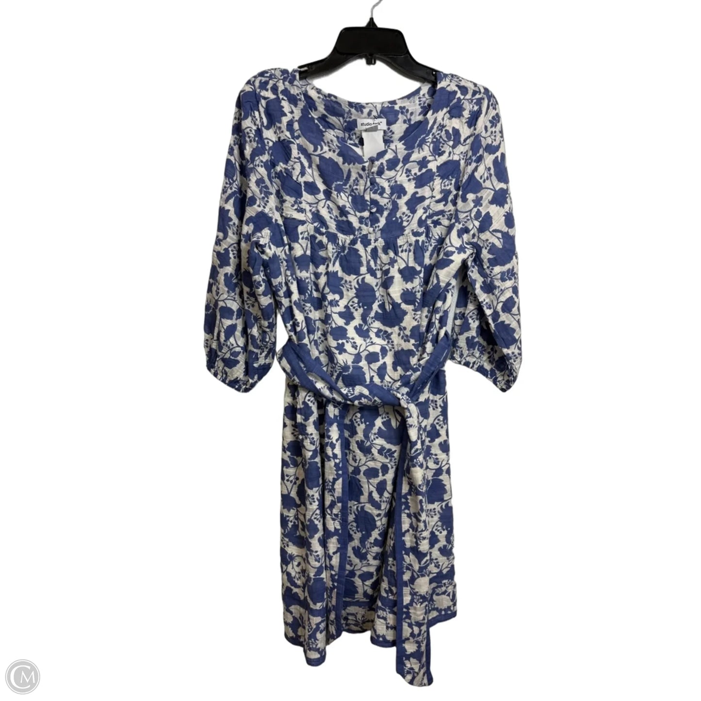 Dress Casual Short By Clothes Mentor In Blue, Size: L