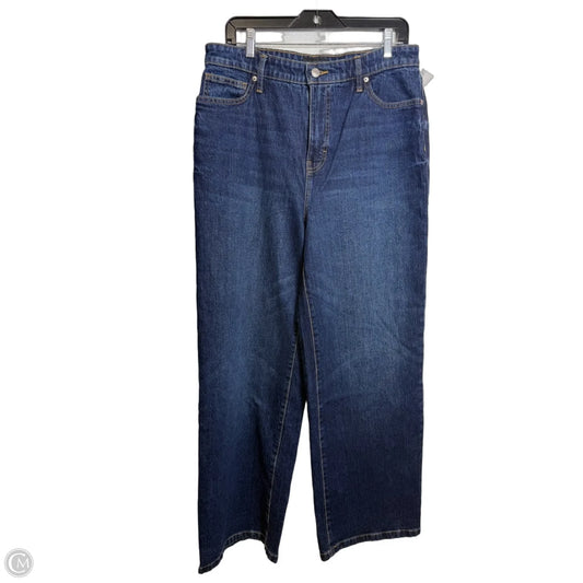 Jeans Wide Leg By Free Assembly In Blue, Size: 10
