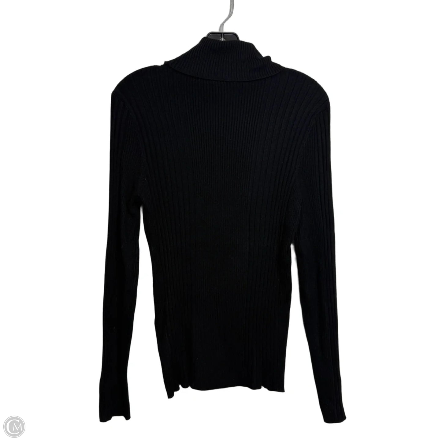 Top Long Sleeve By White House Black Market In Black, Size: M