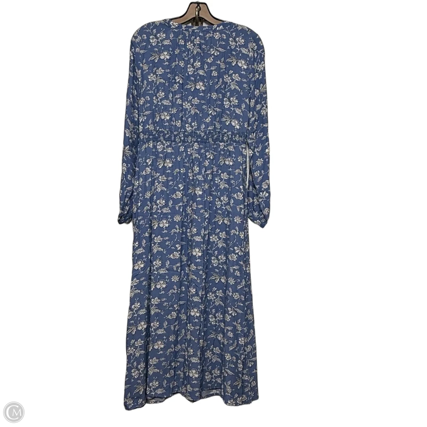 Dress Casual Maxi By Loft In Blue, Size: 4