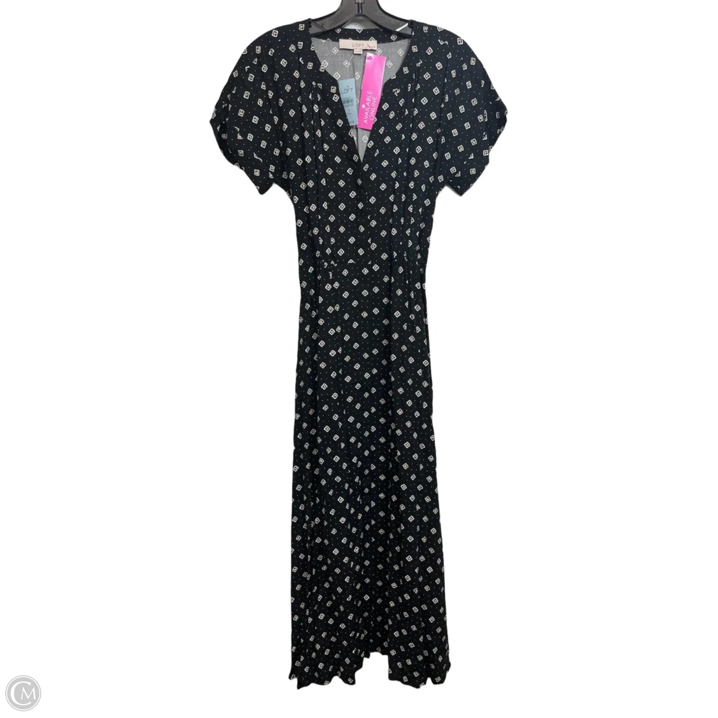 Dress Casual Maxi By Loft In Black, Size: 4p