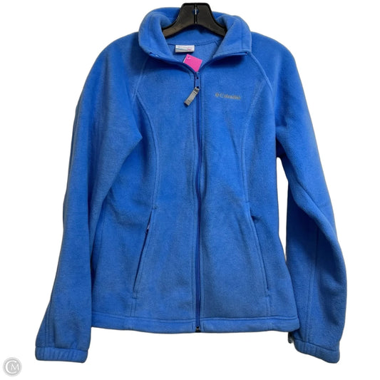 Jacket Fleece By Columbia In Blue, Size: S