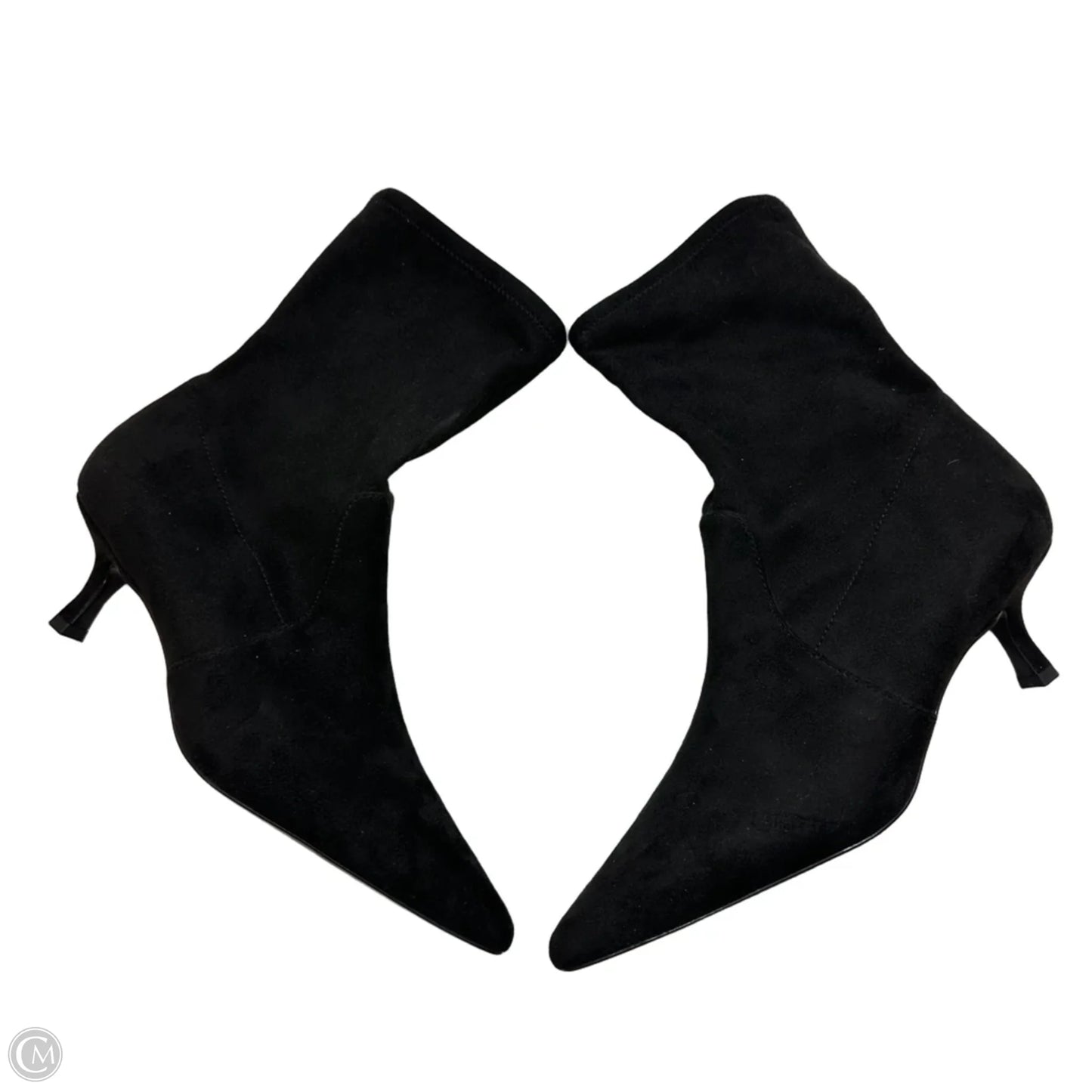 Boots Ankle Heels By H&m In Black, Size: 8