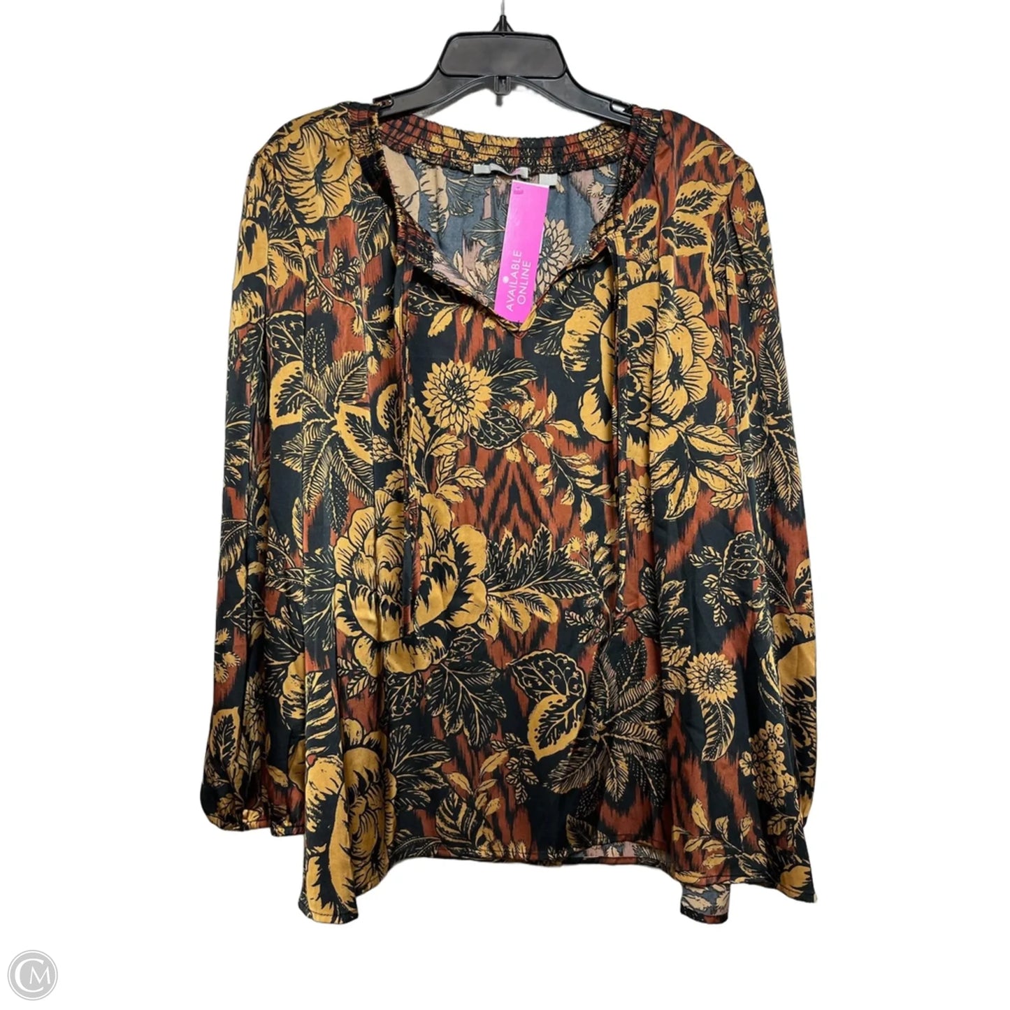Too long sleeve By Sunny Leigh In Gold, Size: 3x