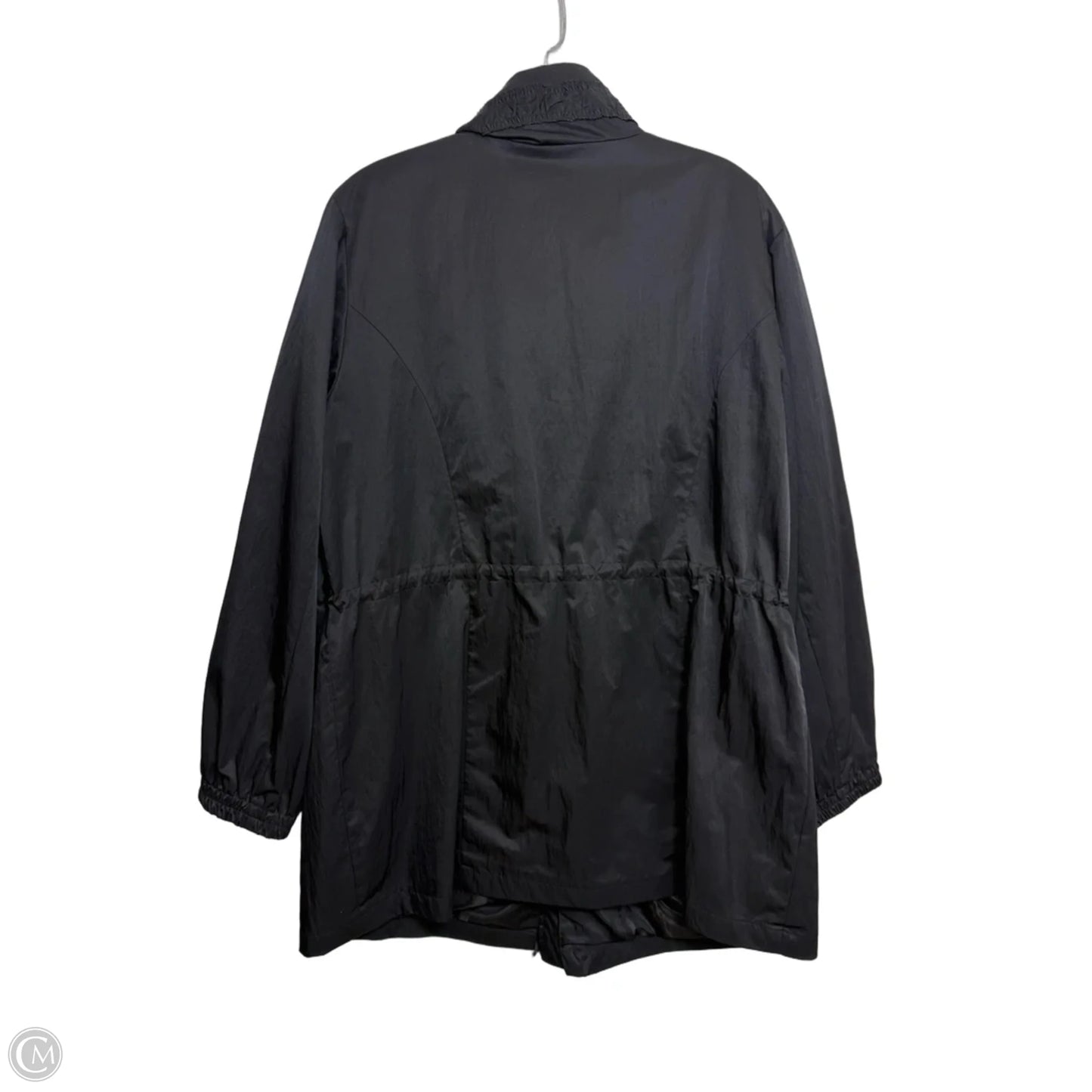 Coat Raincoat By Style And Company In Black, Size: 16