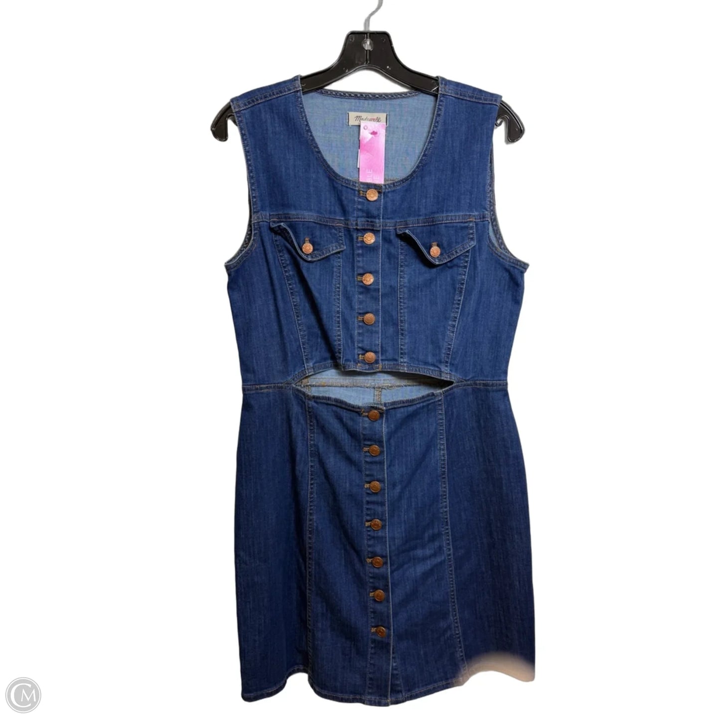 Dress Casual Short By Madewell In Blue Denim, Size: 14