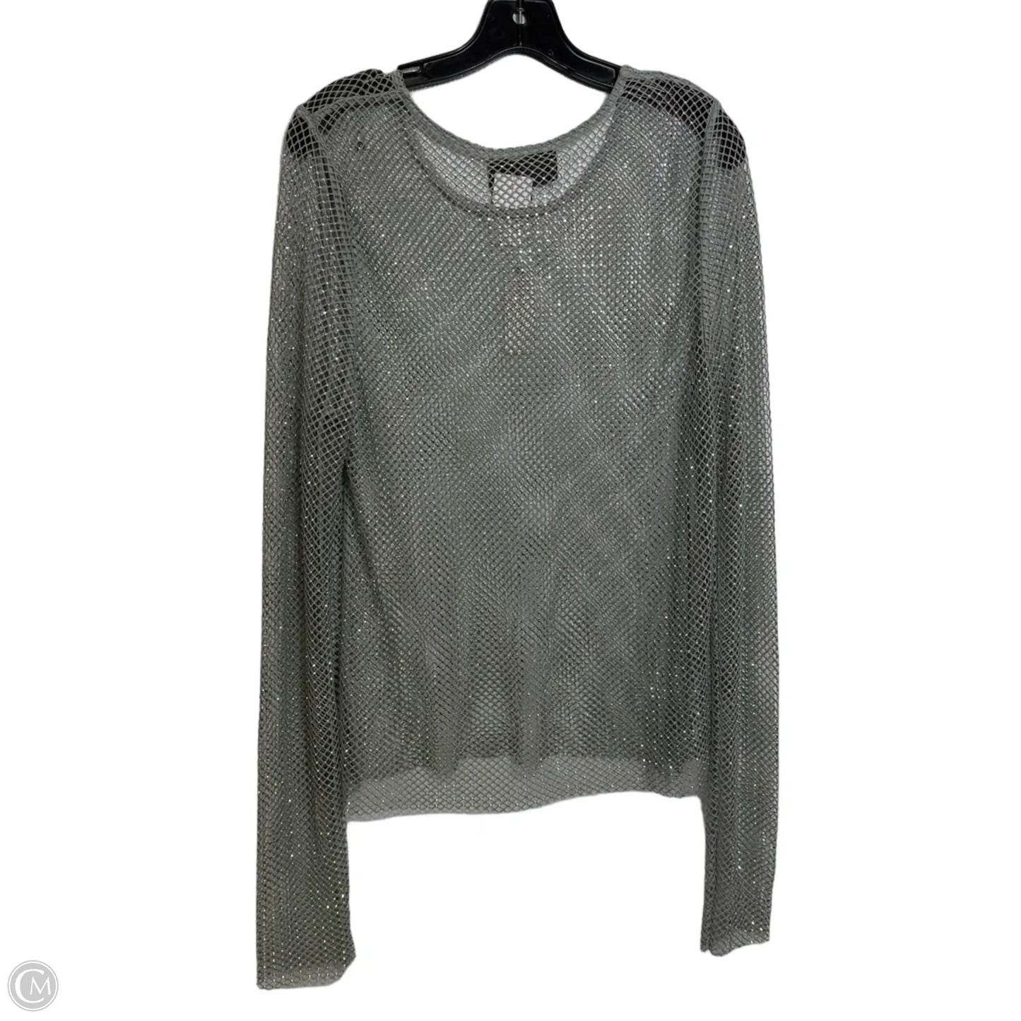 Top Long Sleeve By Sunday In Brooklyn In Silver, Size: L