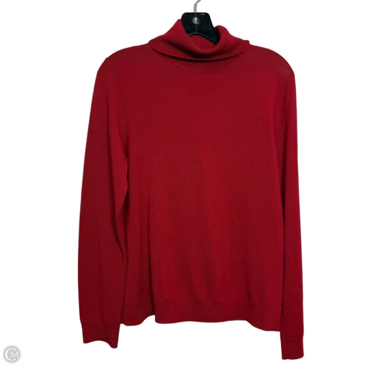Top Long Sleeve By Brooks Brothers In Red, Size: L