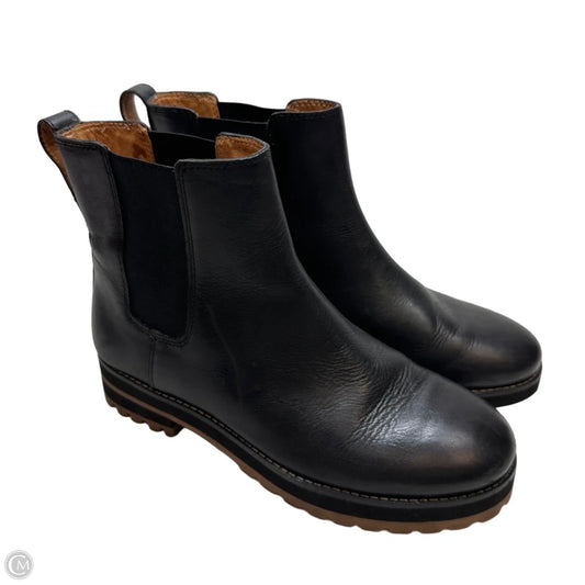 Boots Ankle Flats By Madewell In Black, Size: 8
