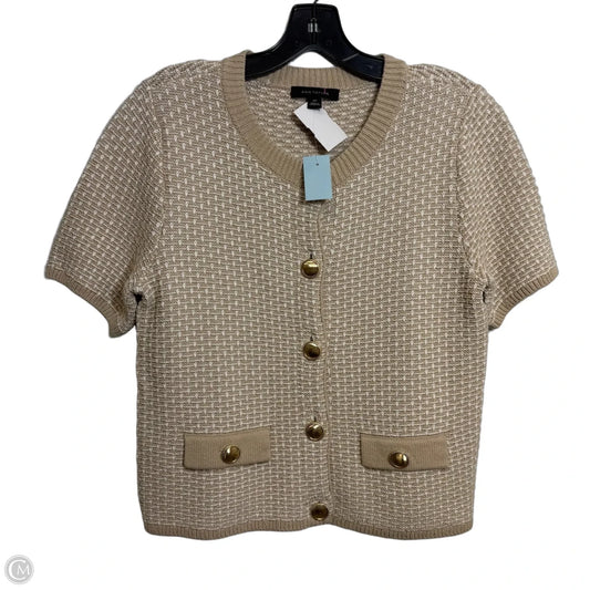 Cardigan By Ann Taylor In Cream, Size: Mp