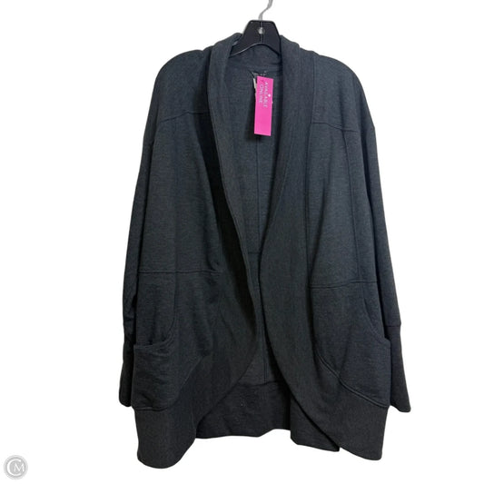 Cardigan By Eddie Bauer In Grey, Size: 2x