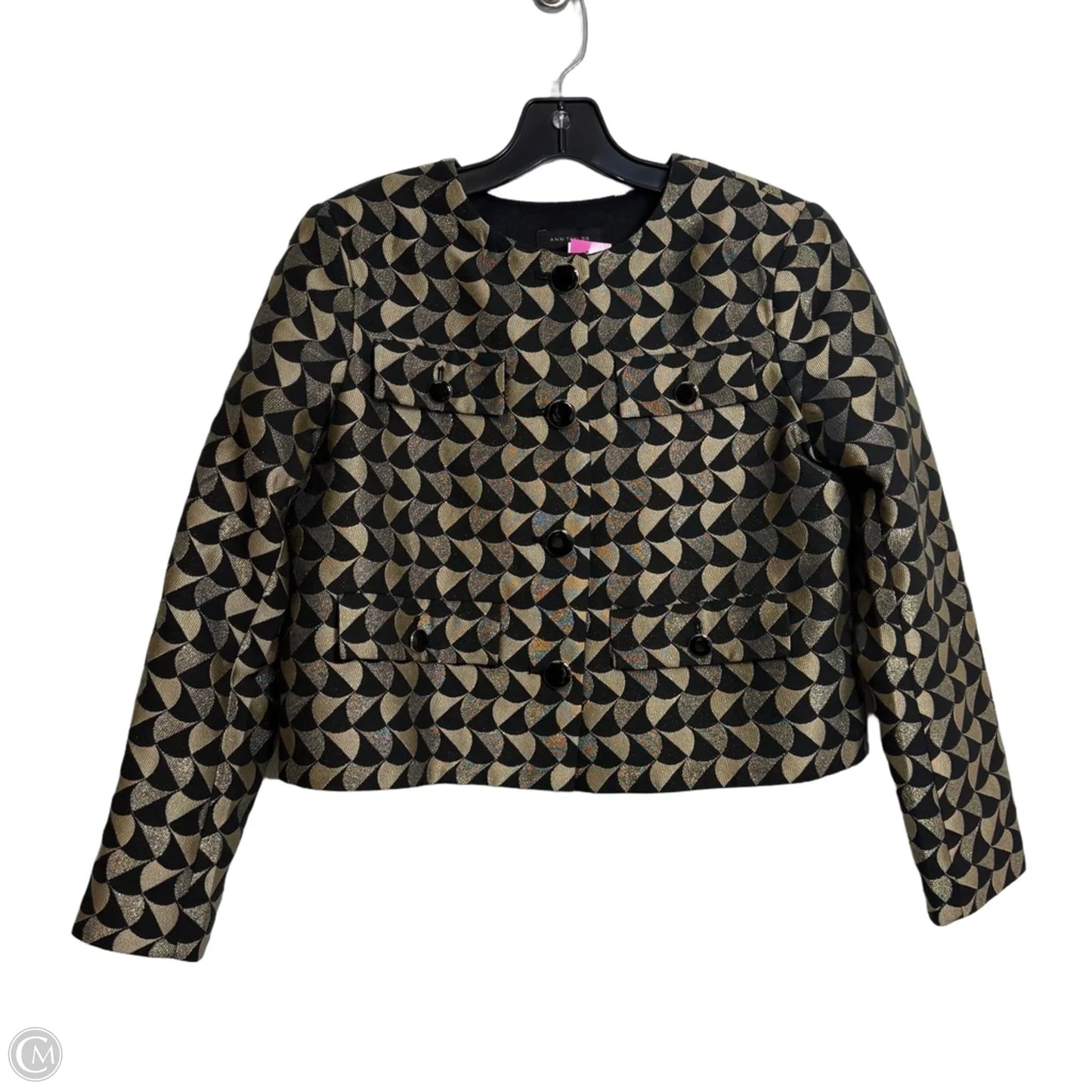 Blazer By Ann Taylor In Gold, Size: 6p