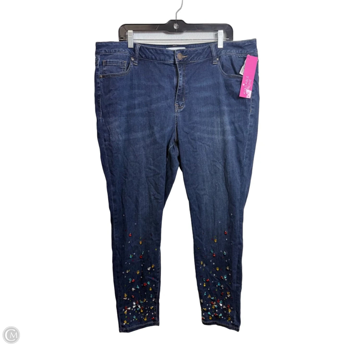 Jeans Boot Cut By Lane Bryant In Blue Denim, Size: 20
