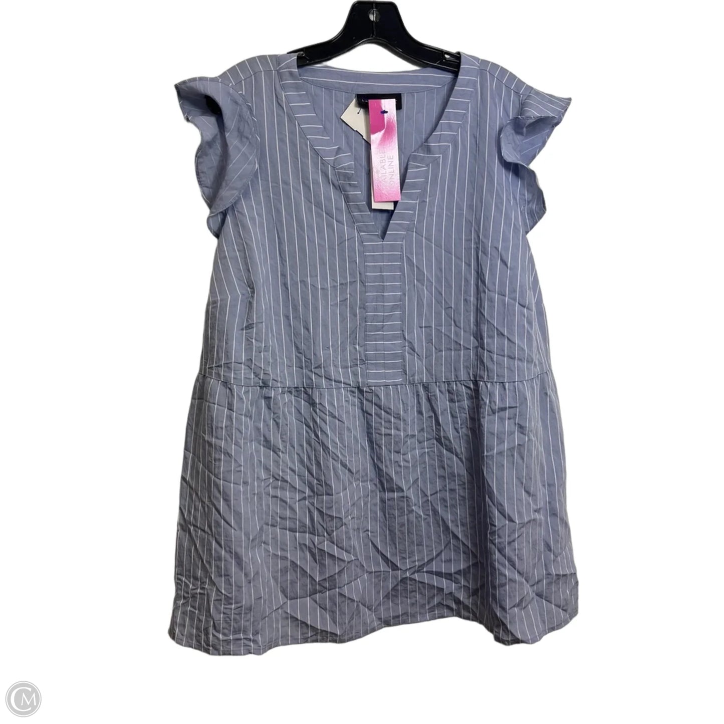 Top Sleeveless By Lane Bryant In Blue, Size: 20
