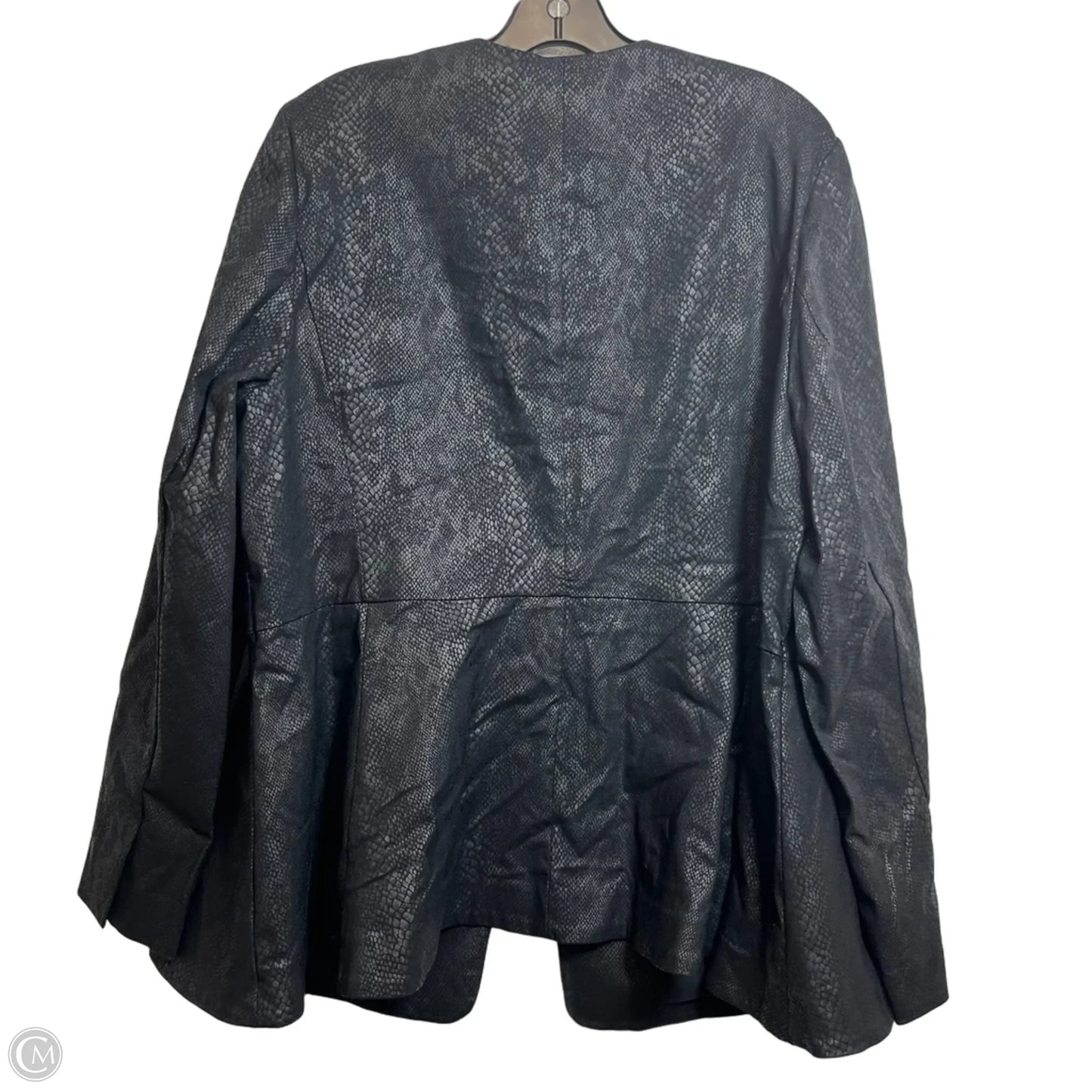 Blazer By Lane Bryant In Snakeskin Print, Size: 20