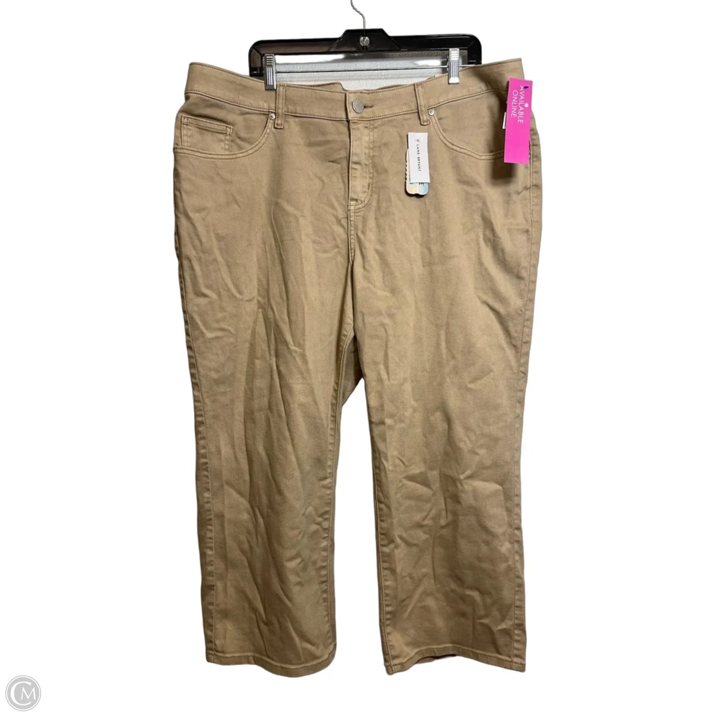Jeans Boot Cut By Lane Bryant In Tan, Size: 20